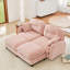 Canapé modulaire en chenille 2 places avec 2 coussins et 2 repose-pieds-1731470828-1723744667