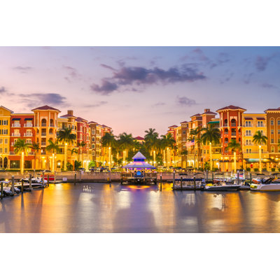 Town Skyline by Sean Pavone - Wrapped Canvas Print