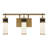  Abel 3-Light LED Bathroom Vanity Light in Matte Black with Warm Brass Accents-119773360-119773359