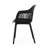Azalea Outdoor Chair - To Weather, Strong Structure, Clean Lines, Black Polypropylene, 23In Deep, 21.5In Wide, 33In Tall, 12.28Lb Heavy Chair Frame, Simple Design, 23.09In D, 22.09In W, 33.82In H, Wt