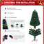 Arbre de Noël artificiel en fibre optique 5 pi avec 180 lumières DEL préinstallées