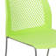 Chaises de vestibule empilables en plastique avec dossier en nid d'abeille Oliverson-1496206832-1496206835-1541484609