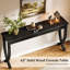 Console en bois massif de 63 pouces, table d'entrée de ferme-475055879