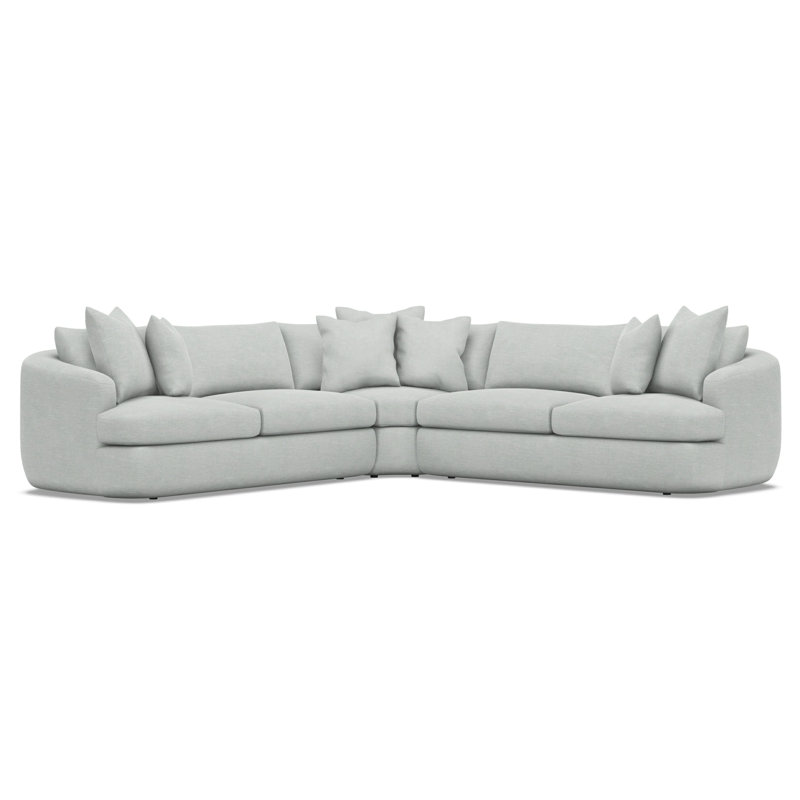Jules Fabric 3 Pc Sectional, 5555-010