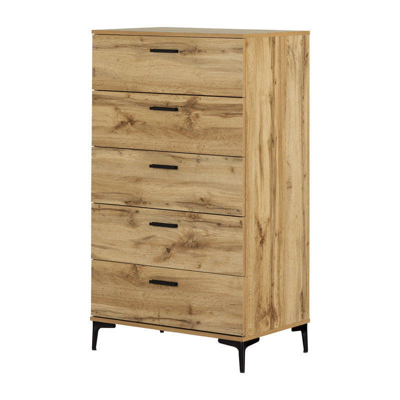 Woodacre 29'' W 5 - Drawer Dresser, Nordik Oak