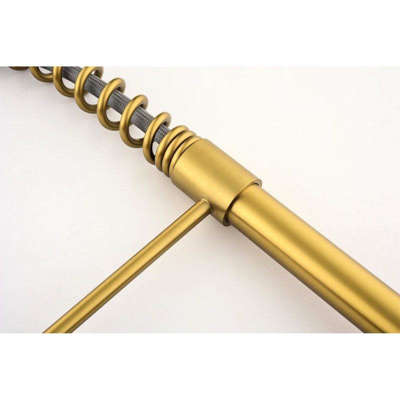 Brushed Gold Pull-Down Kitchen Faucet, Stainless Steel, 360 Rotatable High Nozzle, Dual Water Output Settings, Simple Flow Control Steel Faucet With Spray, Gold, Rotating Two Outputs, Management