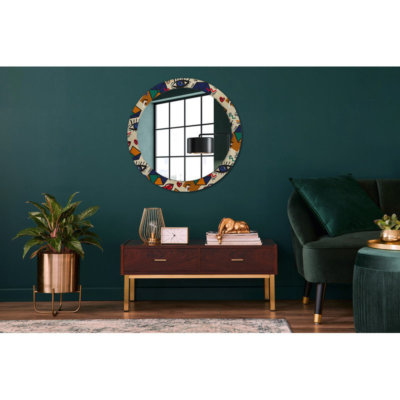 Huldar Glass Flat Wall Mirror
