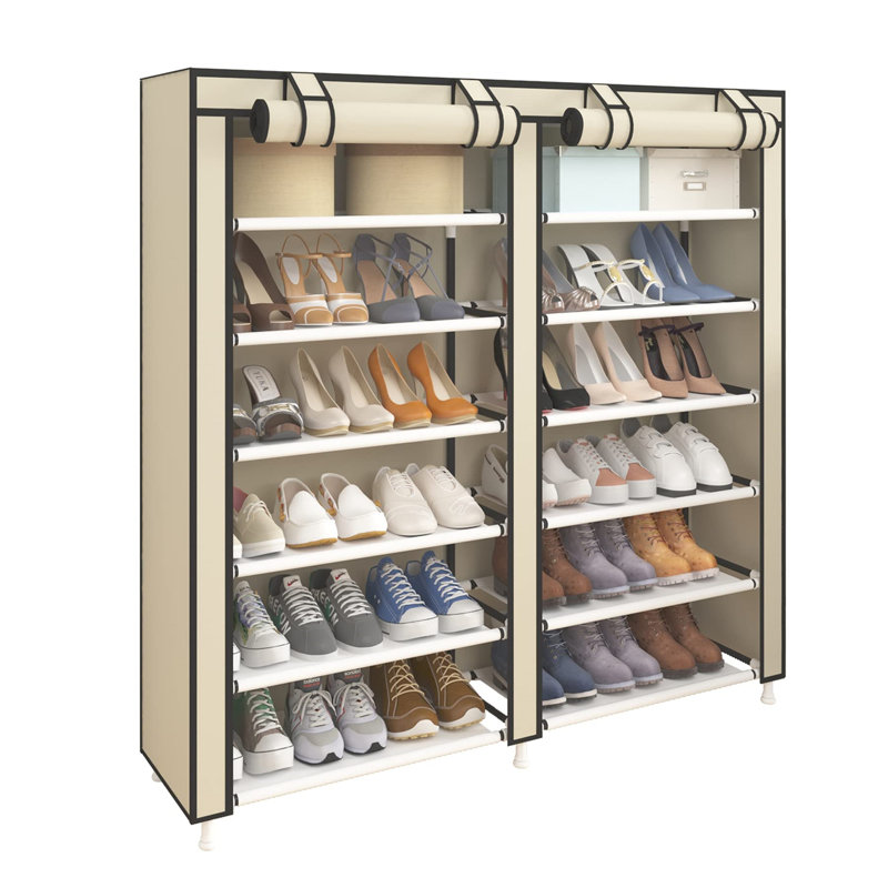 36 Pair Stackable Shoe Rack