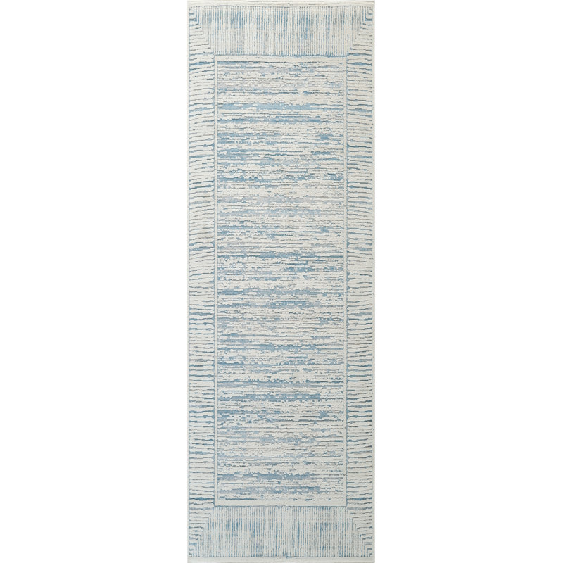 Iseabail Power-Loomed High-Low Area Rug , Runner 2'7" x 10'