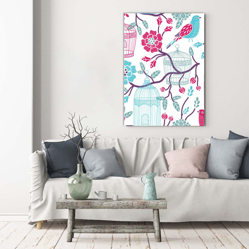 Bird Cages - Wrapped Canvas Print