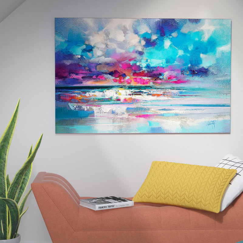 « Atlantic Magenta », reproduction sur toile, H 8 po x l 12 po x P 0,75 po, Toile tendue