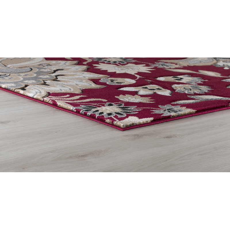 Rodin Floral Indoor Rug, Rectangle 5'2" x 7'5"