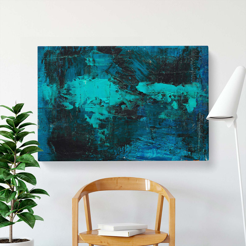 Abstract Art Painting Vol.385 by S.Johnson - Wrapped Canvas Painting, 35cm H x 50cm W x 3cm D