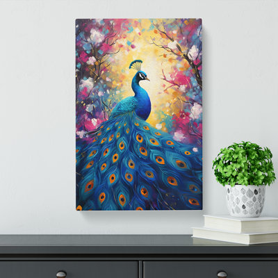 Peacock Impressionism No.2 - No Frame Print