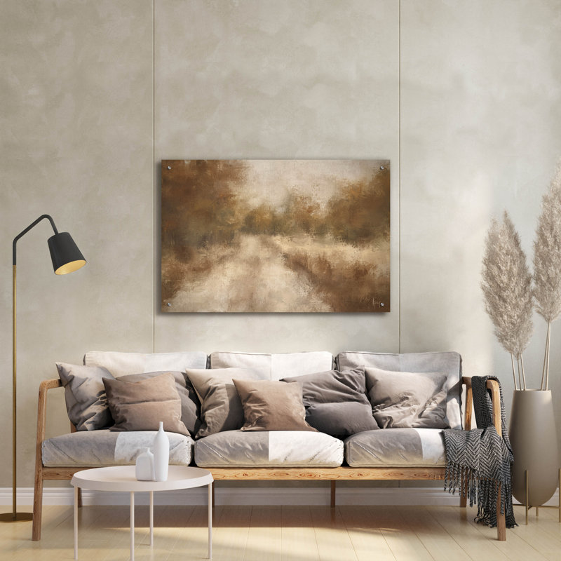  «Old Country Road» par Ashley Bradley, art mural en verre acrylique, 36 po x 24 po