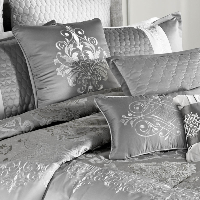 Kacee Comforter Set, Queen Comforter + 11 Additional Pieces
