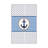 Aponte Machine Woven / Power Loom Polyester Area Rug in Blue/White-1679157248