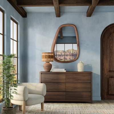 Commode 6 tiroirs Sedona, clou de girofle