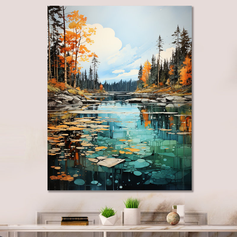 Cristan Bold Landscape Canada Emerald Wilderness IV, Toile tendue, H 44 po x l 34 po x P 1,5 po