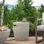 Eldora 19" Round Concrete Propane Tank Cover and Side Table by Real Flame-53420934