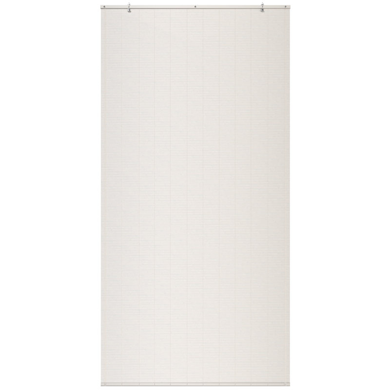 Store de fenêtre en bambou - blanc, L 36 po x L 72 po