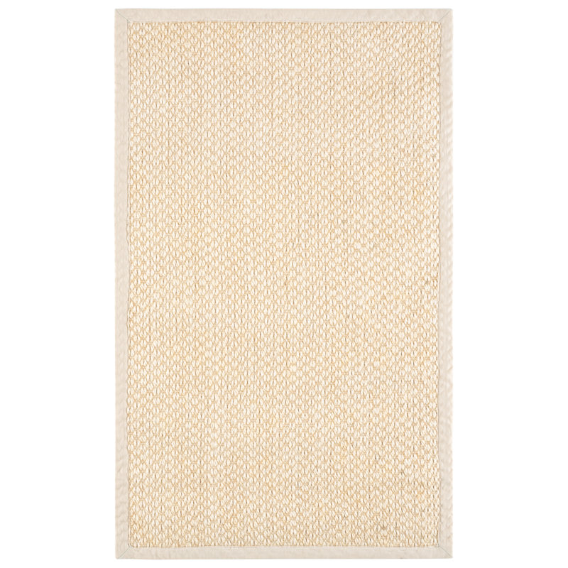 Auckland Texture Creme Area Rug, Rectangle 3' x 5'