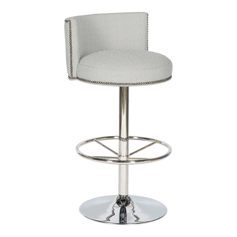Michael Weiss 31"Nevin Bar Stool, Callaloo Cotton, Yes