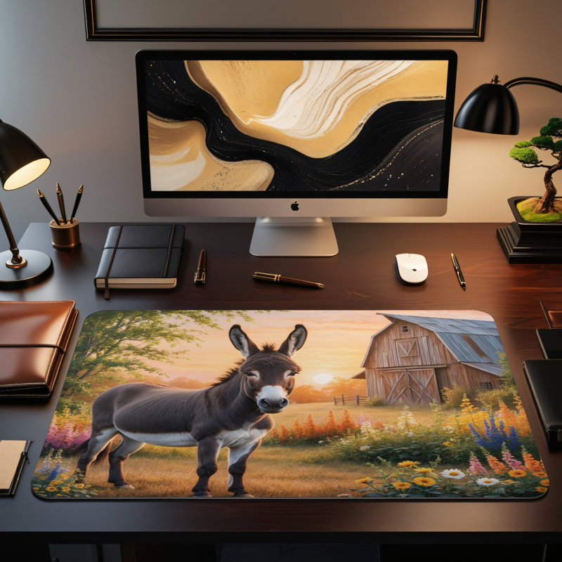 Polyester Desk Pad, 31.5x15.5