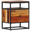 Oaklee 40cm W Steel Bedside Table