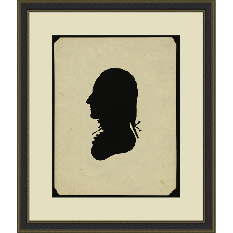 Colonial Male Silhouette 5 Print