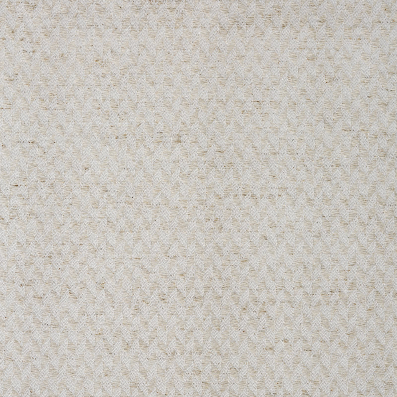 Simms Geometric Room Darkening Thermal Rod Pocket/Back Tab Single Curtain Panel, 52"W x 84"L, Linen