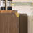 Dulane 63" Modern 4-Door Sideboard With Rounded Edges And Pine Handles, Brown-401307230