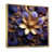 Toile avec cadre flottant or