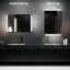 Miroir de salle de bain à DEL rétroéclairé sans cadre avec miroir mural, verre trempé, 3 couleurs à intensité variable, avec garantie UL, RoHS, ETL et 3 ans-320091854-320091853
