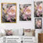 Reproduction d'art sur toile pivoine enchantée rose et or I-636355906-636355910