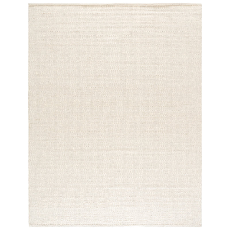Vermont Hand Woven Wool;Cotton Solid Color Indoor Rug, Rectangle 8' x 10'