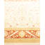 Tapis orange / bourgogne / ivoire noué à la main de conception unique 8 pi 2 po x 10 pi 7 po Hayner