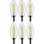 5,5 W (équivalent à 60 W), ampoule DEL B11, à intensité variable, E12 / candélabre