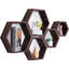 Ensemble de 5 tablettes flottantes Hexagon-114400754