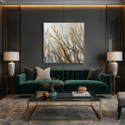 Art mural sur toile Botanical Catkin Branches