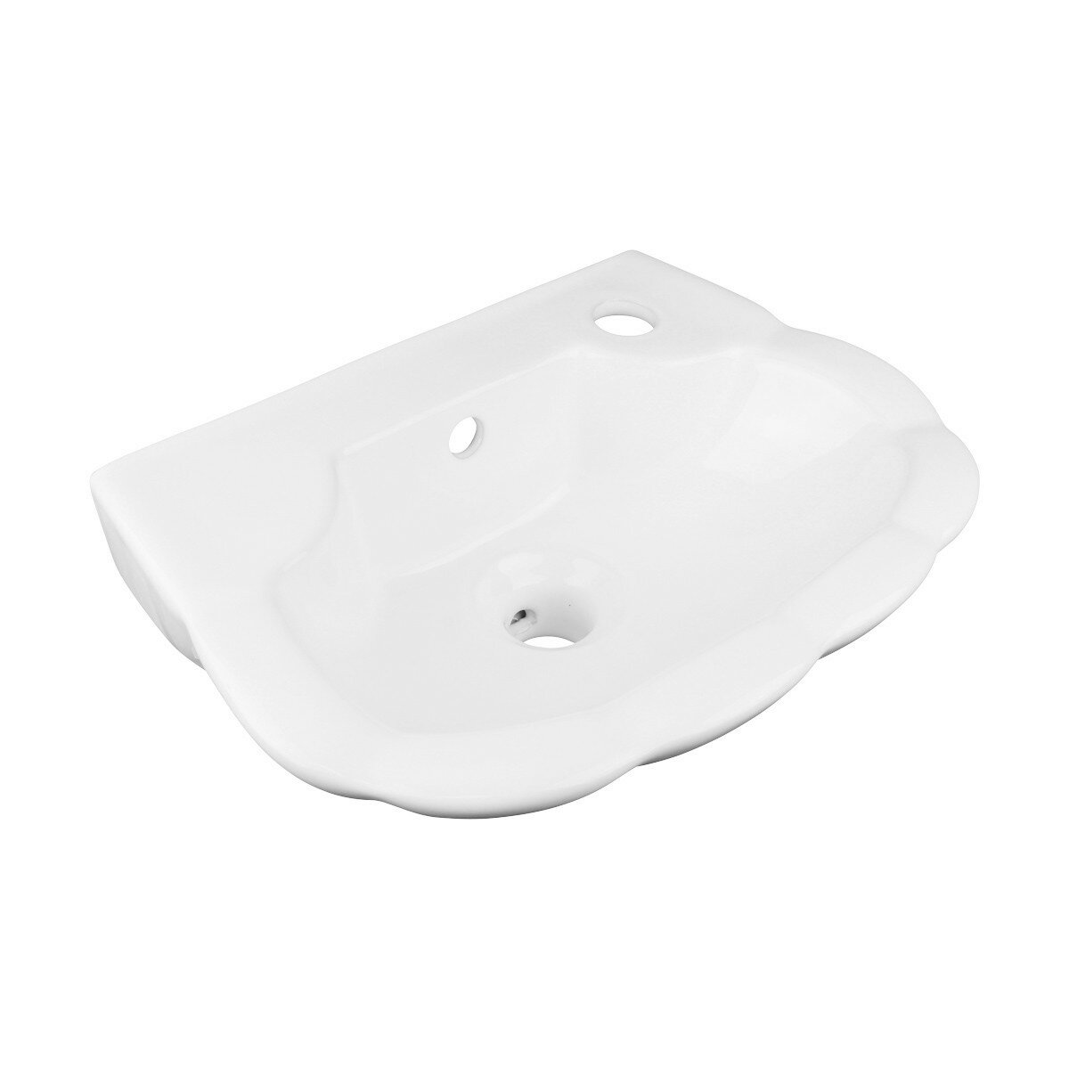 White Porcelain Lavabo Piccolo Bathroom Sink Sanitary Wares