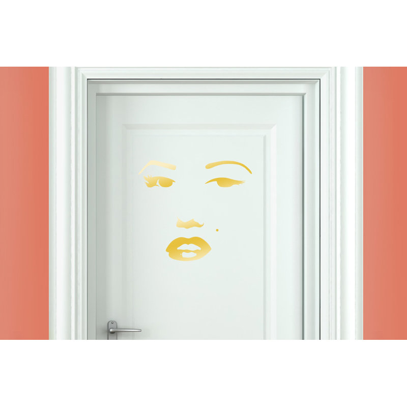 Entertainment Wall Decal, Shiny Gold
