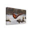 «Winter Walk Pheasant» par Berrien, impression sur toile tendue-27646392
