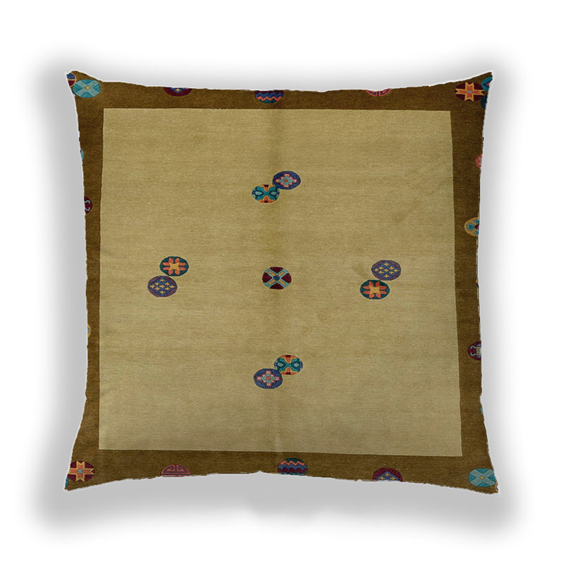 Coussin Abstract 1885, Microsuède