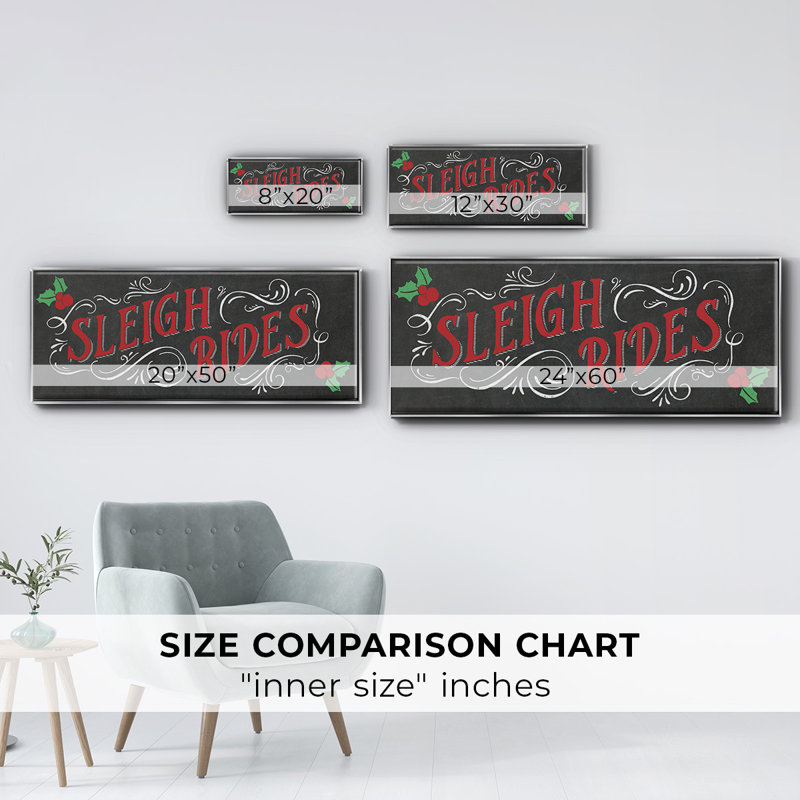 Sleigh Rides- Framed Canvas