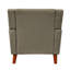 Fauteuil de style Mid-Century moderne au point chaud gaufré pour une chambre à coucher élégante