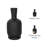 Alric Textured Terracotta Vase - Matte Black Decorative Vase for Living Room, Console Table & Shelf Décor