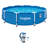 Funsicle 12' x 30" Outdoor Activity Round Frame Above Ground Swimming Pool Set-95382651-129400739
