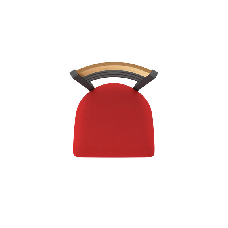 Tabouret tournant 880 Eleanor, Étain, Rouge, Très grand (assise de 36 po de hauteur)