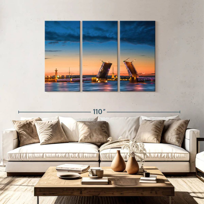 Rorry St. Petersburg Palace Drawbridge, 48" H x 74" W